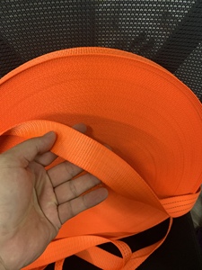 Sangle en polyester orange de 3,8 cm, sangle de fixation de cargaison robuste de 1,5 tonne, sangle de fixation industrielle haute résistance - Product Image 2