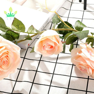 Rose artificielle simulée fleurs de jardin <span class=keywords><strong>plantes</strong></span> suspendues décor de mariage vigne faux jardin suspendus vignes pour décor de mariage - Product Image 4