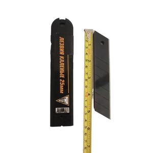 Klantspecifiek logo 25mm intrekbaar zwaarbelastbaar afbreekbaar utility mes - Product Image 5