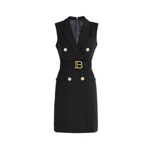 Abito Lungo <span class=keywords><strong>Bianco</strong></span> di Fascia Alta con Gilet Smancato e <span class=keywords><strong>Giacca</strong></span> per Primavera e Autunno, Adatto all'Ufficio e con Taglio che Valorizza la Vita - Product Image 3