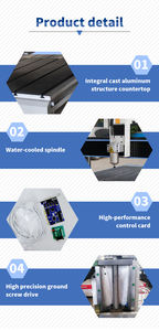 Xunke Mini bois CNC Machine <span class=keywords><strong>2</strong></span>*<span class=keywords><strong>2</strong></span> Fts Nc <span class=keywords><strong>Studio</strong></span> 3D 6090 bois CNC routeur 6090 - Product Image 4