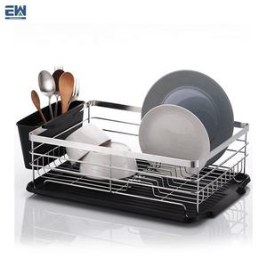 Chino fábrica precio barato <span class=keywords><strong>platos</strong></span> agua secado titular <span class=keywords><strong>de</strong></span> la encimera <span class=keywords><strong>de</strong></span> la cocina ordenado herramientas <span class=keywords><strong>de</strong></span> acero alambre pulido marco plato <span class=keywords><strong>escurridor</strong></span> estante - Product Image 2