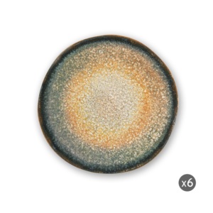 Assiettes à dîner en céramique Excelsa Efesto 26x2,5 cm multicolores, lot de 6 assiettes - Product Image 3