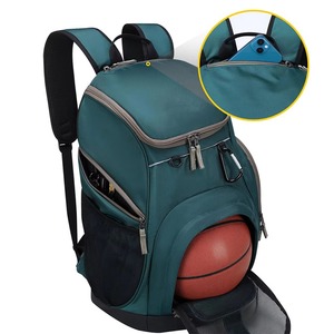 Sac à dos de sport unisexe avec poche zippée pour ballon de basketball, haute qualité, léger, disponible en gros - Product Image 3