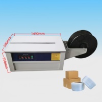 Machine d'emballage semi-automatique 201 pour bande PP, pour cartons, palettes, livres, emballage d'exportation