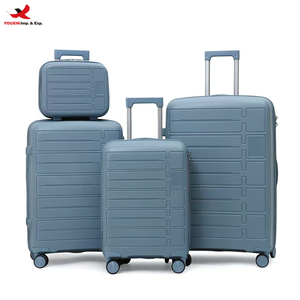 Good Quality Factory Wholesale PP <b>Suitcases</b> Four-piece Set 14"20" 24'28" Hot Selling Trolley case RTS Bulk Mixed Order - Product Image 1