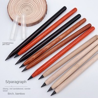 SEAPEN Crayon éternel en bois personnalisé avec logo pour étudiants et finance, largeur d'écriture 0,5 mm, écriture fluide sans recharge
