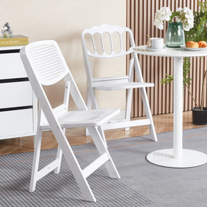 Jardín <span class=keywords><strong>de</strong></span> alta calidad, ligero, evento <span class=keywords><strong>de</strong></span> boda, <span class=keywords><strong>sillas</strong></span> blancas, silla <span class=keywords><strong>de</strong></span> resina para exteriores, bodas, <span class=keywords><strong>sillas</strong></span> plegables <span class=keywords><strong>de</strong></span> Wimbledon para Hotel - Product Image 4
