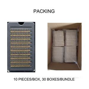 Moderne vergulde metalen prijskaartjeshouder voor aanrecht, duurzame schappen voor sieraden en cosmetica, stapelbaar - Product Image 3