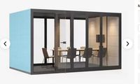 Maison modulaire Bureau Petite maison Cabine extérieure Bureau Espace de travail Réunion Pod Jardin Bureau Pod