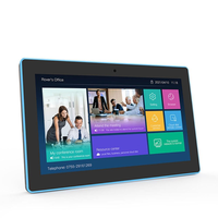 Tablet Android Layar Sentuh LCD 13,3 Inci Kustom dengan Dudukan Dinding POE, Lampu LED, Sistem Pemesanan, 2GB Baru untuk Ruang Rapat Konferensi