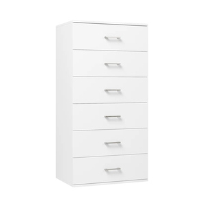 <span class=keywords><strong>Commode</strong></span> de rangement moderne à 6 tiroirs pour salon, table de chevet <span class=keywords><strong>haute</strong></span> pour chambre à coucher, meuble en bois <span class=keywords><strong>laqué</strong></span> <span class=keywords><strong>blanc</strong></span> - Product Image 5