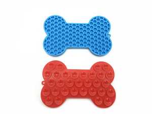 2021 New <b>Silicone</b> Bath Lick <b>Mat</b>, Feeding Dog Lick Pad, Slow Feeder Pet Lick <b>Mats</b> - Product Image 4