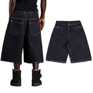 Fabricante personalizado Baggy Jorts Summer Streetwear Vintage <span class=keywords><strong>Pantalones</strong></span> <span class=keywords><strong>cortos</strong></span> Causal Denim Jeans Shorts Hombres - Product Image 1