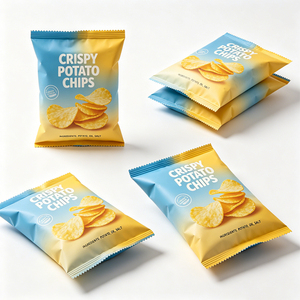 Bolsa de Embalaje de Papel de Aluminio Sellada por la Parte Posterior de Alta Calidad para Chips, Plátanos, Patatas y Otros Snacks - Product Image 6