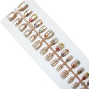 Nouveaux <span class=keywords><strong>ongles</strong></span> pressés pré-faits 3D en relief haut de gamme, longs, carrés, élégants, blanchissants, portables, <span class=keywords><strong>faux</strong></span> <span class=keywords><strong>ongles</strong></span> artificiels - Product Image 4