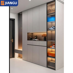 <span class=keywords><strong>Meuble</strong></span> à chaussures d'entrée de luxe léger avec rangement <span class=keywords><strong>fermé</strong></span>, organisateur de chaussures moderne pour la maison - Product Image 4