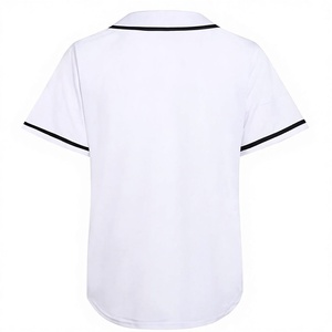 เสื้อเบสบอลแบบยูนิเซ็กซ์ แขนครึ่งตัว สีพื้น ติดกระดุมด้านหน้า มีเชือกผูก ปรับขนาดได้ ระบายอากาศได้ดี ซับเหงื่อ ไซส์พลัส - Product Image 2