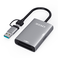 3 en 1 de alta velocidad USB3.0 5Gbps XQD lector de tarjetas Plug and Play Usb/usb-c Otg SD/TF lector de tarjetas para cámara teléfono móvil tableta