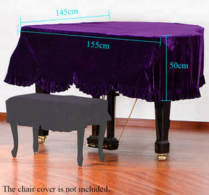 Copertura protettiva per pianoforte a coda resistente, impermeabile, antipolvere, protezione solare e antigraffio - Product Image 4