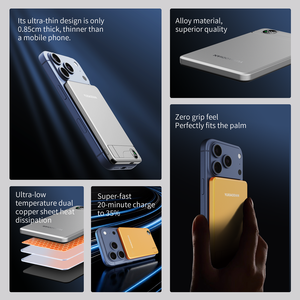 <span class=keywords><strong>Batterie</strong></span> <span class=keywords><strong>externe</strong></span> portable mini 5000 mAh avec support de téléphone, charge rapide Type-C PD, affichage numérique de la puissance, approuvée par les compagnies aériennes pour <span class=keywords><strong>iPhone</strong></span> et Android - Product Image 3