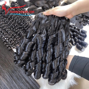 Paquets bouclés rebondissants de vapeur de couleur noire naturelle Extensions de cheveux humains vietnamiens Expédition mondiale rapide dans le monde entier - Product Image 6