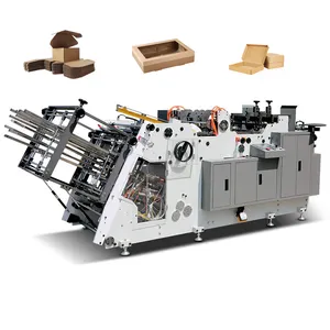 Automatisches Fach Papier fach Lunchbox Form maschine Hamburger Box Making Machine