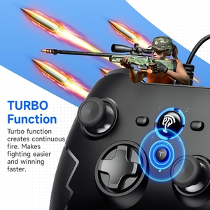 Control <span class=keywords><strong>de</strong></span> <span class=keywords><strong>Juego</strong></span> con Cable al <span class=keywords><strong>Mejor</strong></span> Precio, EasySMX 9100 Pro Versión Actualizada, Joysticks <span class=keywords><strong>de</strong></span> Doble Vibración, Plástico, Compatible con Móviles y PC - Product Image 3