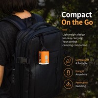 Mini pompe à air électrique rechargeable pour gonflage et dégonflage, avec différents modes d'éclairage, pour lit gonflable