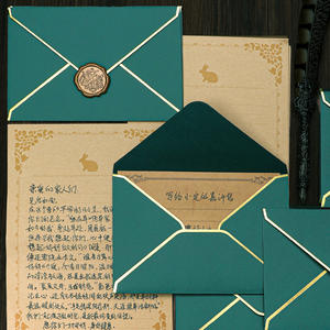 Papel de Carta Vintage con Diseño de Rosas, Rectangular, Kraft, Ecológico, Estilo Europeo - Product Image 4