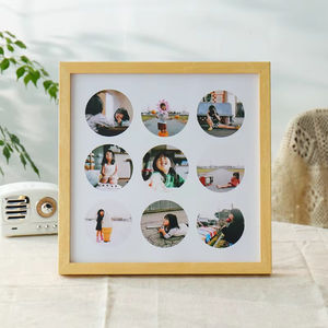 New Design Wall <b>Mounting</b> Multi-opening Solid Wood Classic Square Wood Photo <b>Frames</b> - Product Image 5