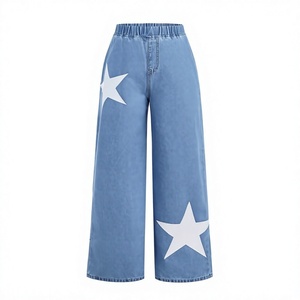 Pantalones Vaqueros Cargo de Pierna Ancha con Lavado Ácido Rosa, Personalizados al por Mayor, para Mujer, Cintura Alta, Multibolsillos, Estilo Urbano, Moda Y2K - Product Image 3