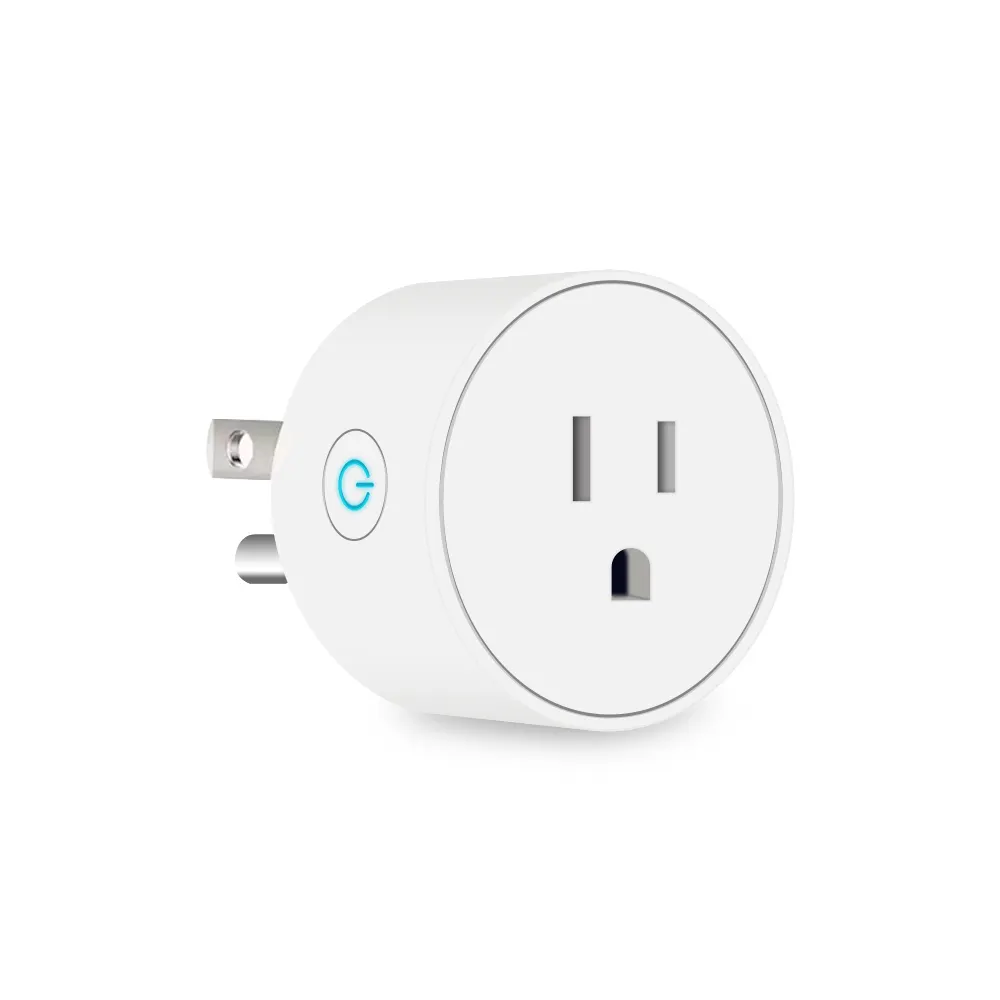 Tuya Smart Life US EU Universal Standard Smart Socket with Remote Control and Timing Function Alexa Compatible Mini wifi Plug