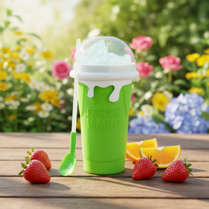 Tasse de fabricant de neige fondante de 500ml, tasse de smoothie glacés rapides <span class=keywords><strong>TIK</strong></span> <span class=keywords><strong>TOK</strong></span> Magic, tasse de fabricant de neige fondante Insta avec couvercle - Product Image 1