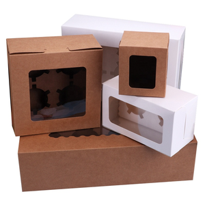 Wholesale Cheap 2020 Best Clear Cupcake Boxes And Paper Cupcake Boxes Custom High Quality Cake Boxes
