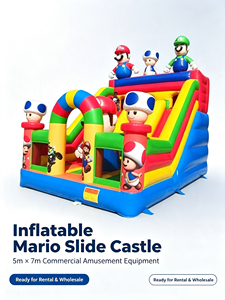 Castillo inflable comercial de <span class=keywords><strong>Super</strong></span> <span class=keywords><strong>Mario</strong></span> con tobogán, combo para niños, castillo inflable para saltar al aire libre, <span class=keywords><strong>Mario</strong></span> <span class=keywords><strong>Bros</strong></span> Bouncer para negocio de alquiler. - Product Image 3