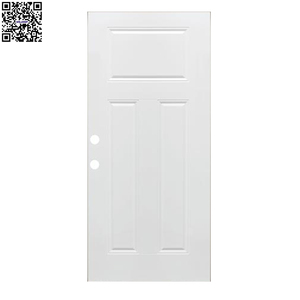 <span class=keywords><strong>Porte</strong></span> extérieure pré-encadrée en acier ignifugé <span class=keywords><strong>de</strong></span> 32 pouces x 80 pouces, à 6 panneaux, à ouverture vers la droite, apprêtée, avec cadre en acier - Product Image 3