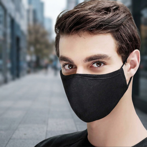 หน้ากากเชส วาเลว์-วัสดุผ้าเจอร์ซีย์สีดำ - Product Image 3