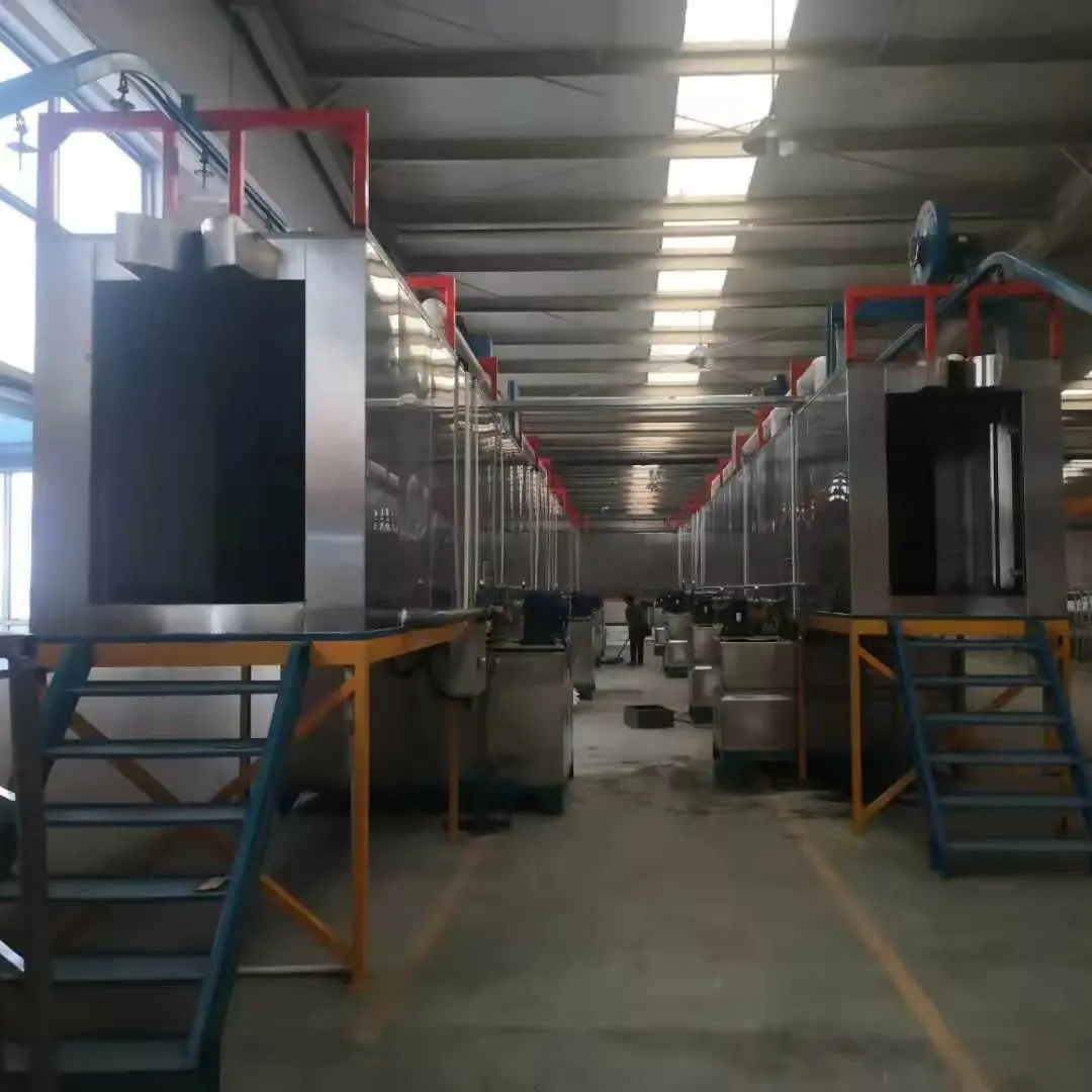 Nueva línea de producción automática de recubrimiento en polvo de aluminio que comprende componentes PLC de núcleo de horno de secado/curado de pretratamiento tipo espray