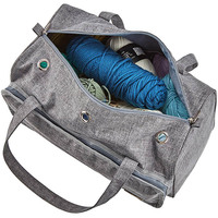 Sac de rangement personnalisé en polyester pour fil à crocheter, grande capacité, organisateur d'aiguilles à tricoter, sac fourre-tout pour travaux manuels en fil