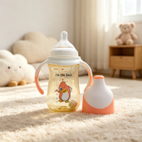 Biberon de bébé en plastique PC écologique sans BPA de 240ml produit de qualité alimentaire