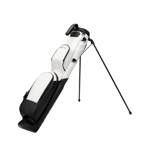 Sac de golf blanc haut de gamme en cuir PU imperméable et léger, design minimaliste, logo personnalisé - Product Image 1