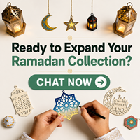 Kit de peinture DIY en bois découpé sur mesure pour l'Aïd et le Ramadan, ensemble d'artisanat pour enfants, décoration de table, cadeau pour fête à la maison