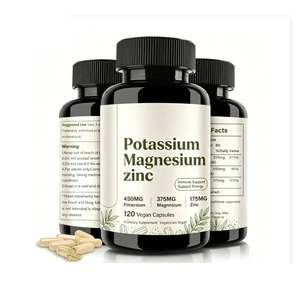 Suplemento de Aspartato de Potasio, Magnesio y Zinc 1000mg, Apoyo para Mejorar la Memoria y el Sueño, Cápsulas de Potasio, Magnesio y Zinc - Product Image 1
