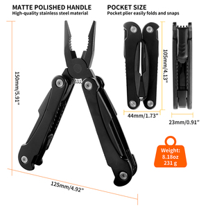 Chuyên Nghiệp Xách Tay Kết Hợp An Toàn Khóa Không-Trượt Cắm Trại Ngoài Trời Kìm Tuốc Nơ Vít Tập Tin <span class=keywords><strong>Set</strong></span> Saw Blade Cho DIY OEM - Product Image 2