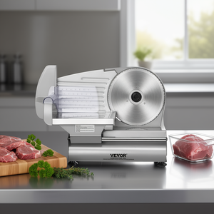 Rebanadora de Carne Eléctrica Vevor de 180W con Cuchilla de Acero Inoxidable de 7.5 Pulgadas y Grosor Ajustable para Uso Doméstico - Product Image 2