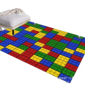 Alfombra Infantil de Terciopelo Cristal, Rectangular, Antideslizante, para Sala de Estar, Dormitorio, Área de Juegos, Fácil Cuidado, Lavable con Agua, Primavera 2026 - Product Image 1