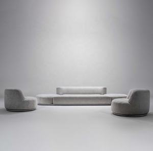 Foshan profesional de alta gama de tela moderna Bordone sofá seccional conjunto sillones giratorios fabricante de muebles - Product Image 4