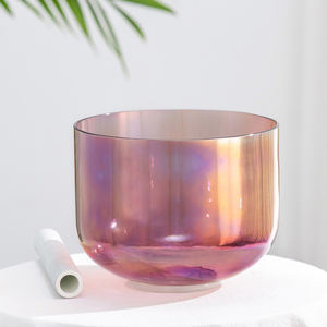 Mangkuk Kristal Bernyanyi Jinfang High Purity Alchemy Sound Bath Chakra untuk Meningkatkan Meditasi - Product Image 1