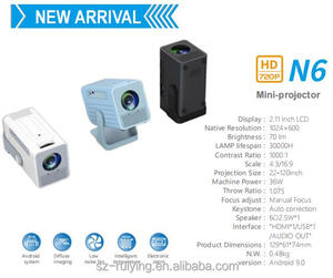 Máy chiếu mini N6 720p HD Android 11, máy chiếu phim ngoài trời di động cho rạp hát tại nhà - Product Image 6
